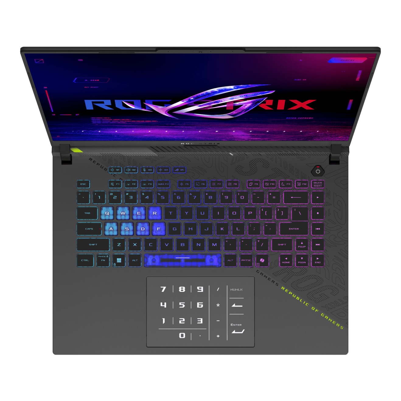 ASUS ROG Strix G16 G614FP-RV010W 90NR0L47-M000B0 vista superior