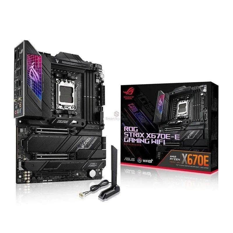 Motherboard Asus Rog Strix X670E-E Gaming Wifi, Chipset Amd X670, Socket Amd Am5, Atx - SMART BUSINESS