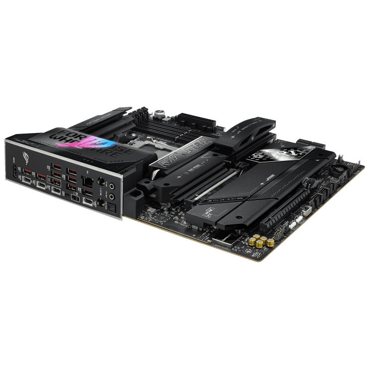 Motherboard ASUS ROG STRIX X870E - E GAMING WIFI - Chipset AMD X870E - Socket AM5 - Soporta AMD Ryzen 9000/8000/7000 - 4x DDR5 (192GB) - 5x M.2 PCIe - Wi - Fi 7 - Realtek 5Gb Ethernet - Doble USB4 - Formato ATX - ROG STRIX X870E - E GAMING WIFI de Asus | first_variant_option_1 — Envío inmediato
