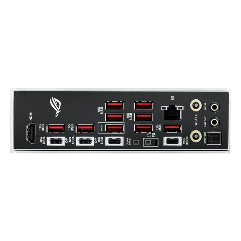 Motherboard ASUS ROG STRIX X870E - E GAMING WIFI - Chipset AMD X870E - Socket AM5 - Soporta AMD Ryzen 9000/8000/7000 - 4x DDR5 (192GB) - 5x M.2 PCIe - Wi - Fi 7 - Realtek 5Gb Ethernet - Doble USB4 - Formato ATX - ROG STRIX X870E - E GAMING WIFI de Asus | first_variant_option_1 — Envío inmediato