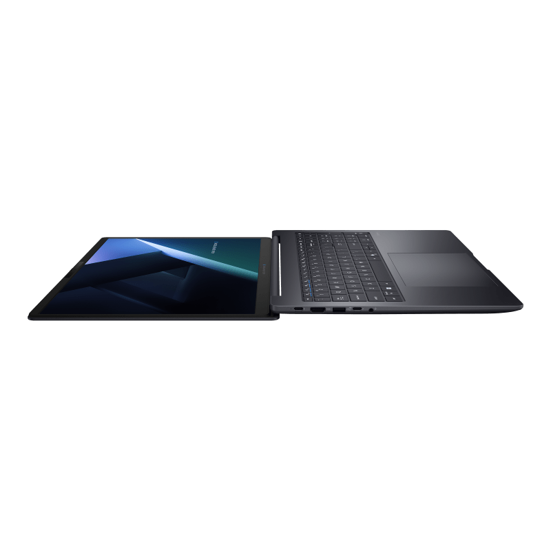 Notebook ASUS ExpertBook B3 G1 B3606CCA 90NX0AR2-M006H0 abierto a 180 grados vista lateral
