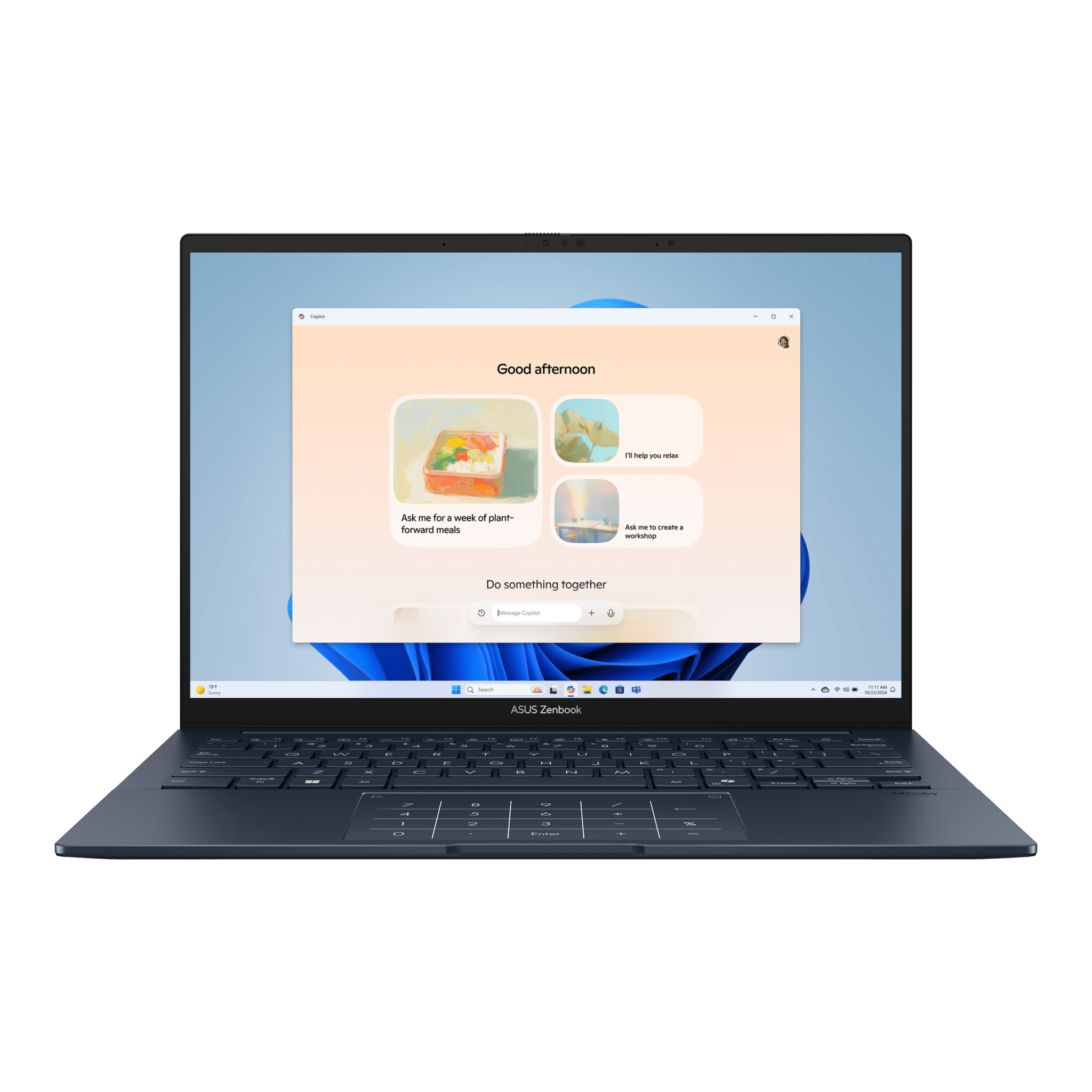 Laptop ASUS Zenbook 14 OLED UX3405CA-SU159W vista principal