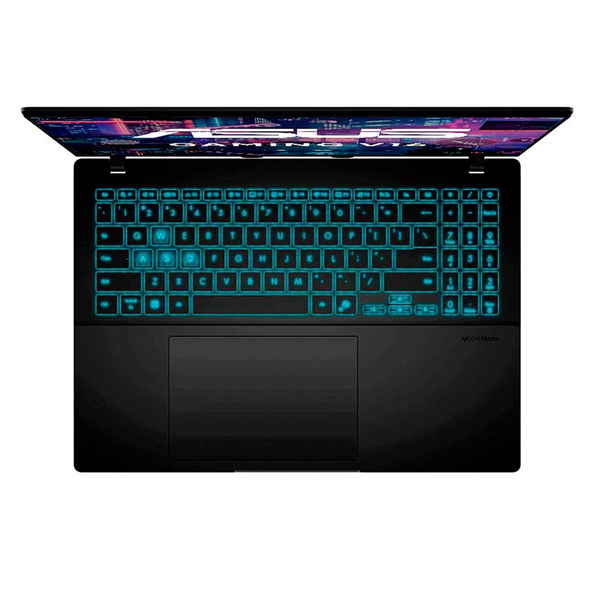 ASUS V16 V3607VJ 90NB15V1-M00KR0 vista superior del teclado