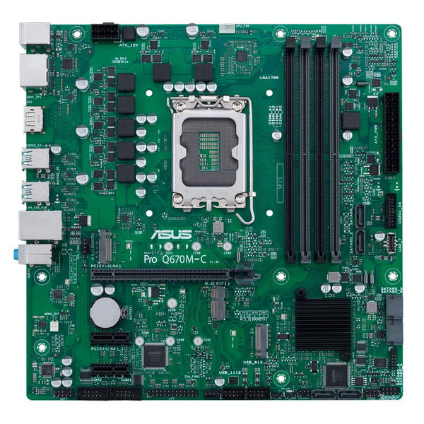 Placa Base Asus Pro Q670M-C-CSM, Chipset Intel Q670, LGA1700, Formato mATX - SMART BUSINESS