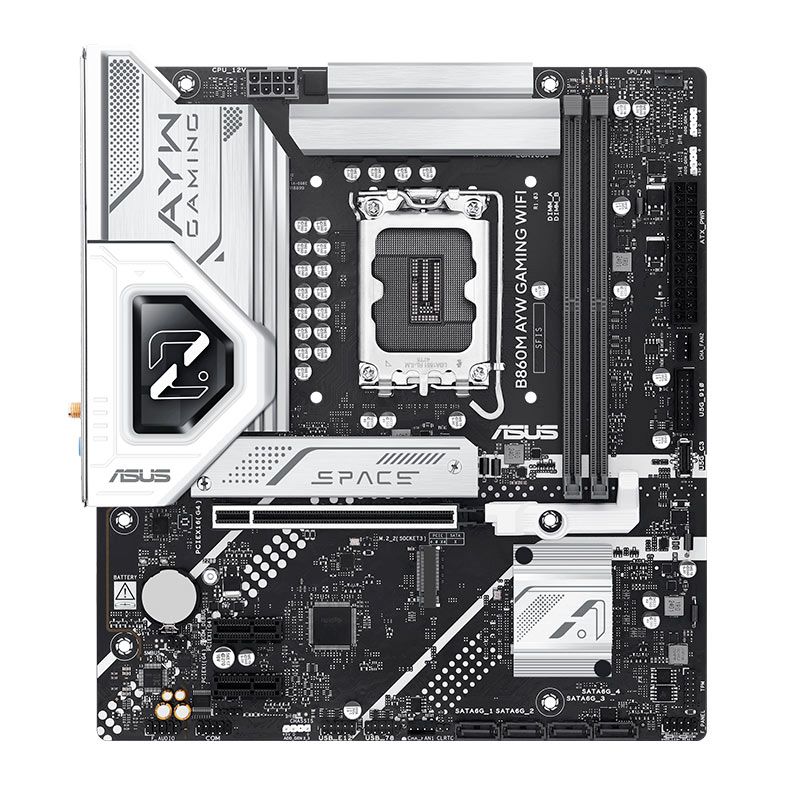 Placa madre ASUS B860M AYW GAMING WIFI vista principal