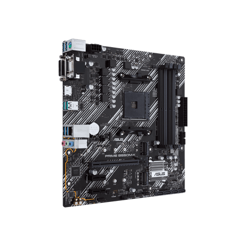 ASUS PRIME B550M-K motherboard AMD B550 AM4 - vista frontal