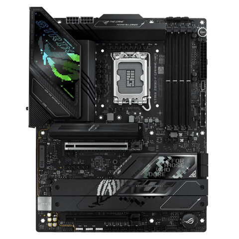 Placa Madre ASUS ROG Strix Z890-F Gaming WiFi - Intel Z890 - LGA1851 - DDR5 - WiFi 7 - ATX vista frontal