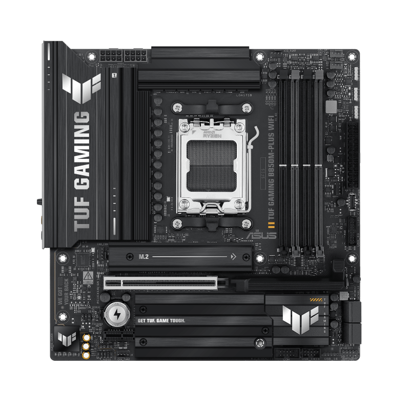 Placa Madre ASUS TUF Gaming B850M-Plus WiFi - AMD B850 - AM5 - DDR5 - WiFi 6E - Micro ATX vista principal