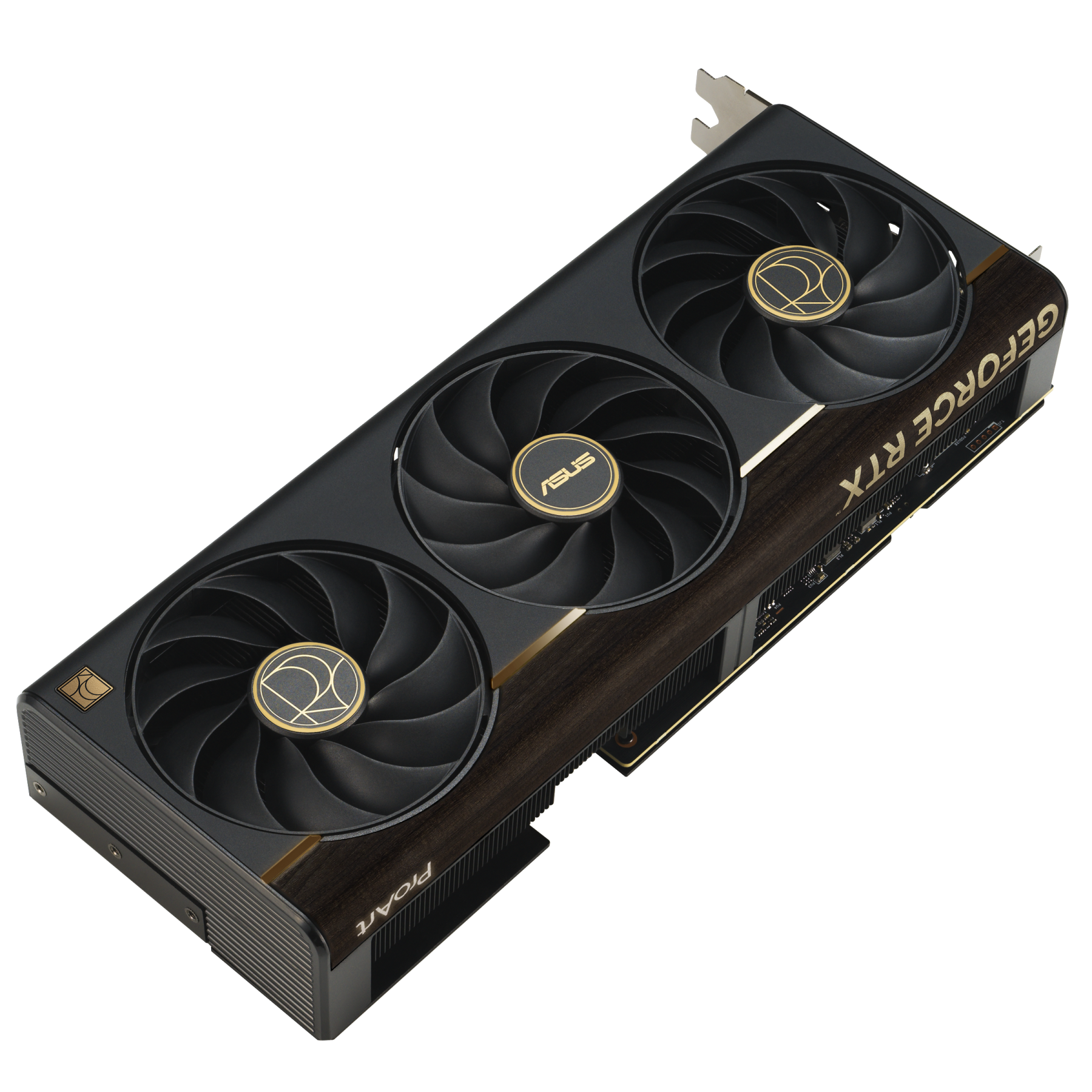 ASUS ProArt GeForce RTX 5080 OC PROART-RTX5080-O16G vista diagonal