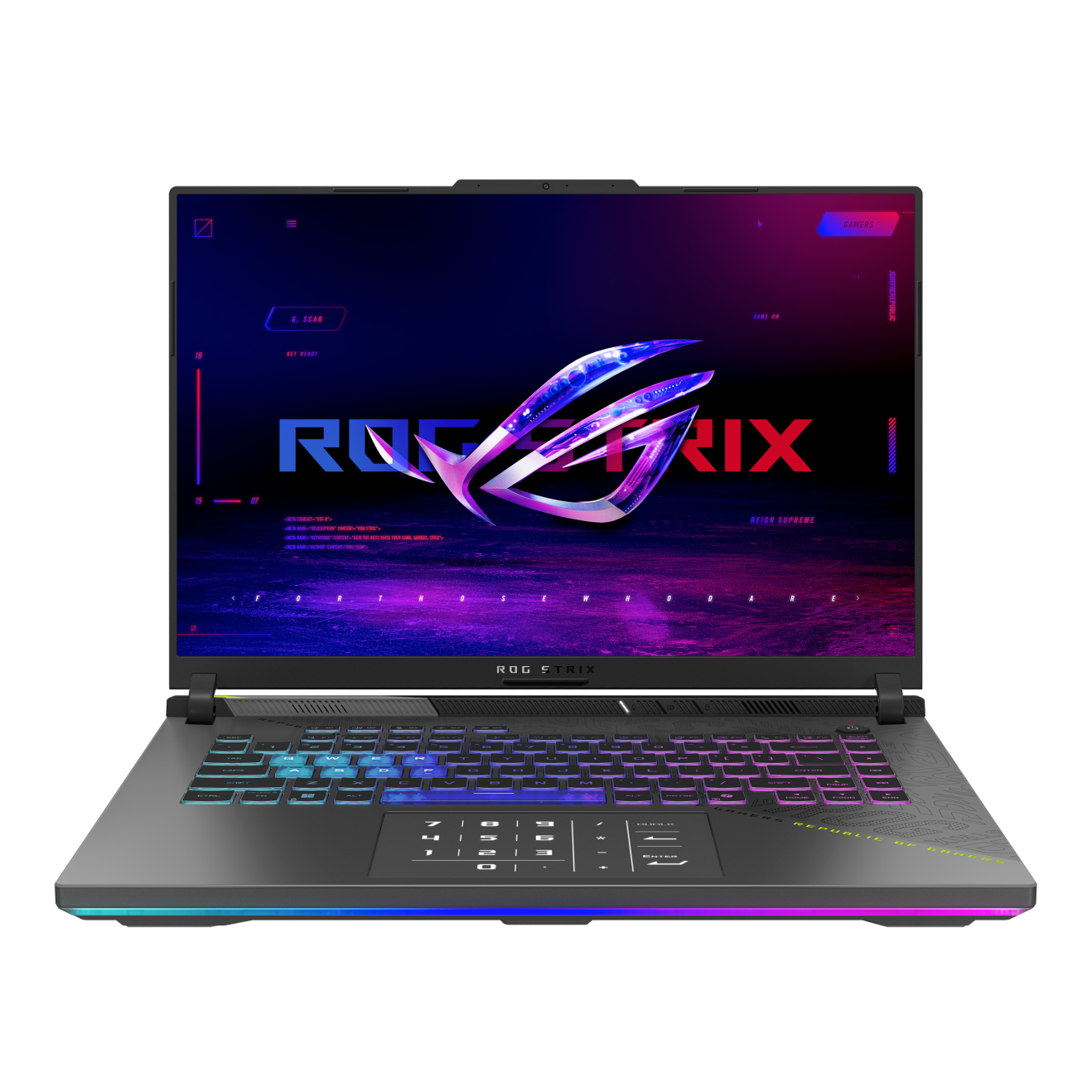 ASUS ROG Strix G16 G614FP-RV010W 90NR0L47-M000B0 vista frontal