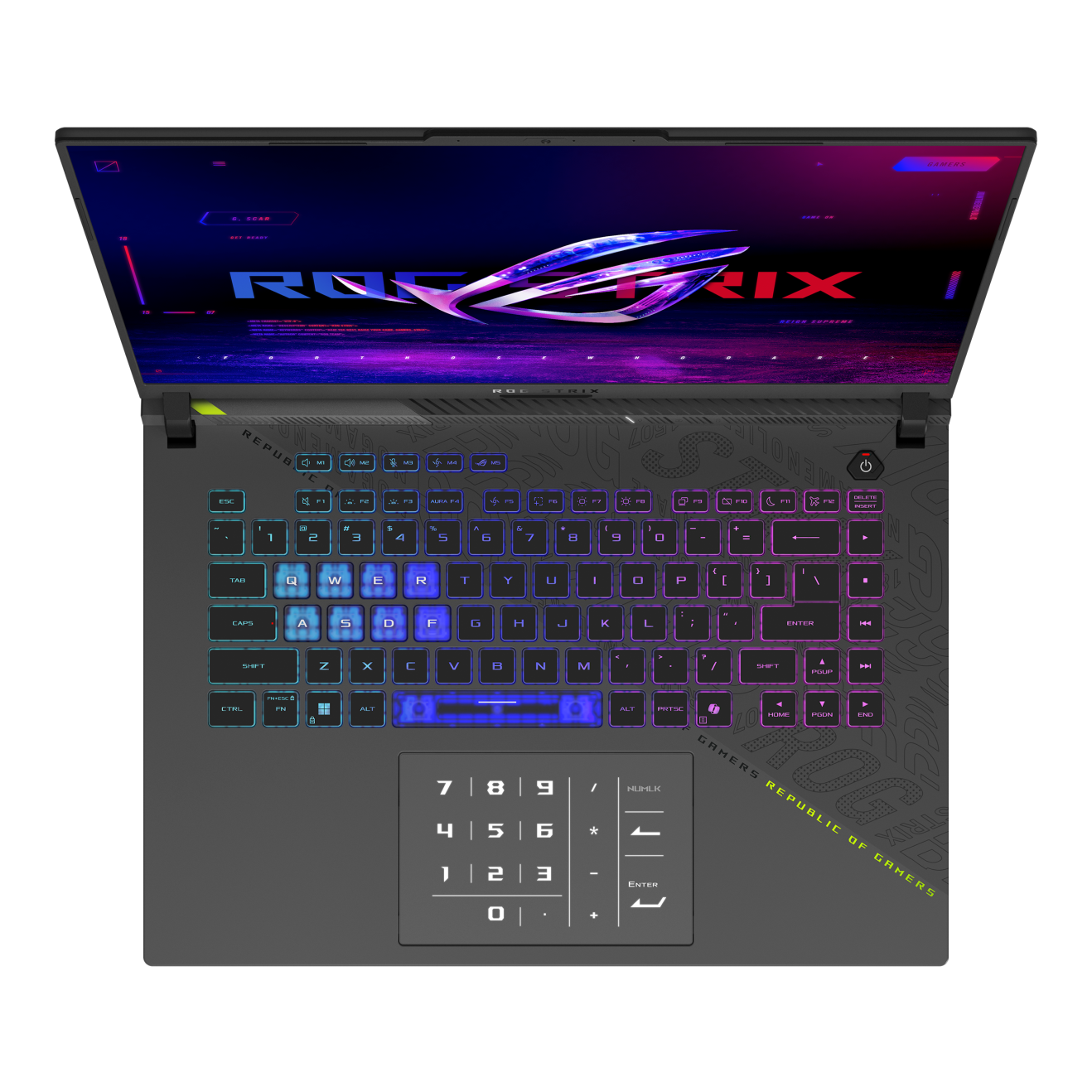 ASUS ROG Strix G16 G614FP-RV010W 90NR0L47-M000B0 vista superior