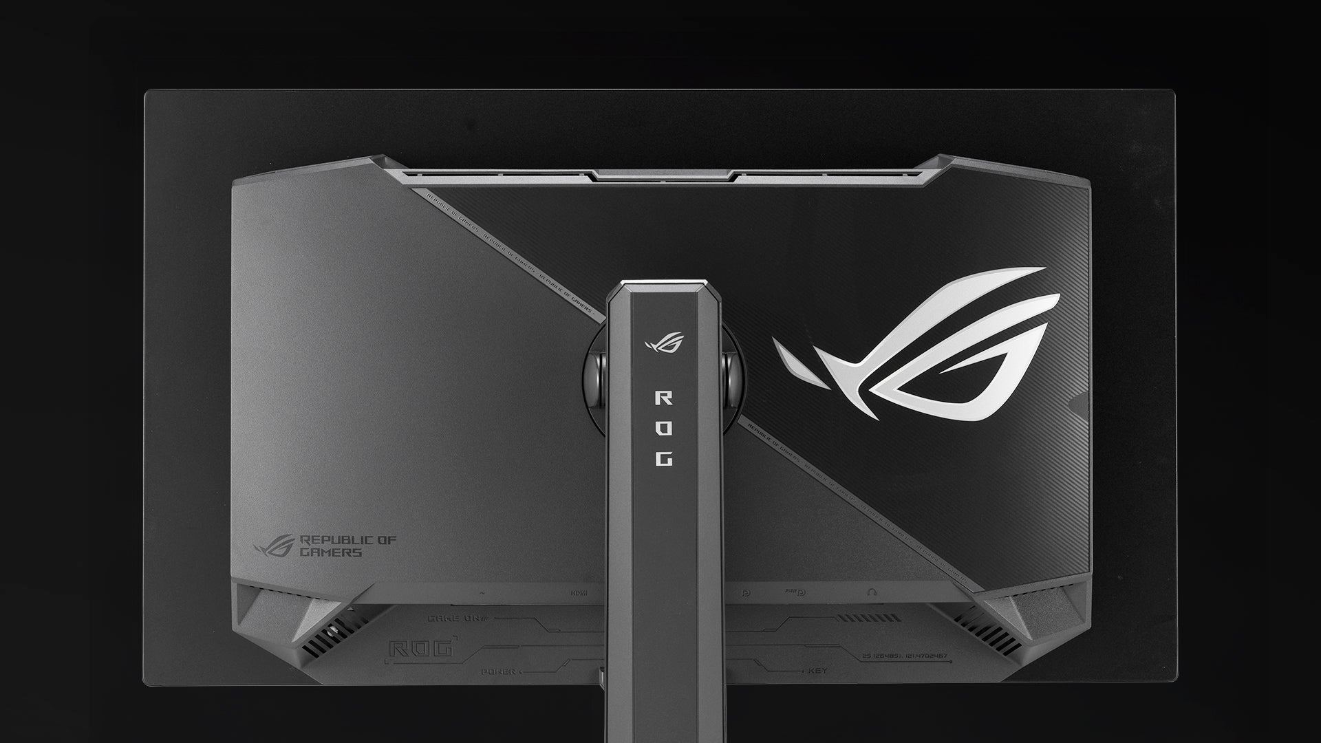 Monitor Gaming ASUS ROG Strix OLED XG27AQDMES vista posterior
