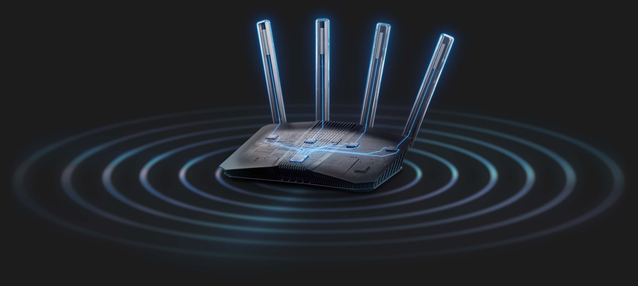 ASUS RT-BE50 router WiFi 7 BE3600 vista de rendimiento