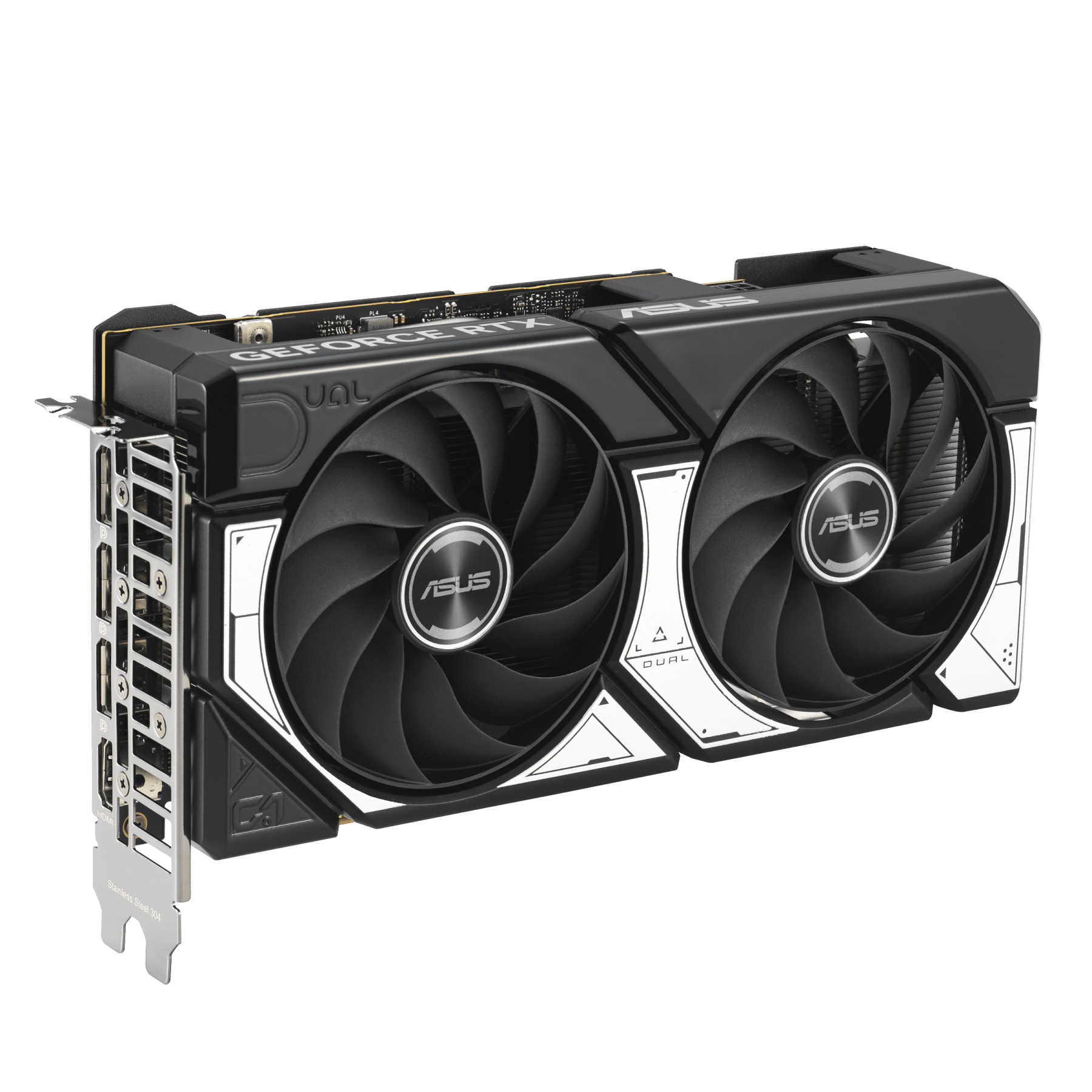 ASUS Dual GeForce RTX 5060 DUAL-RTX5060-8G vista diagonal