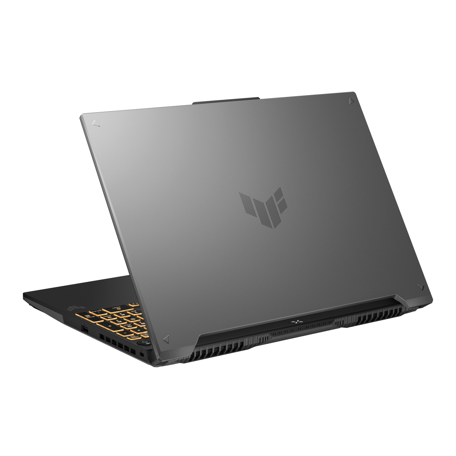 Notebook ASUS TUF Gaming F16 FX607VJR-TU302W 90NR0MZ6-M00J70 vista posterior derecha del chasis Mecha Gray