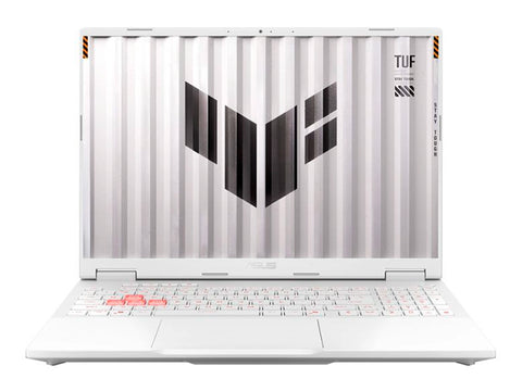 ASUS TUF Gaming A16 FA608UMI-TU255 90NR0KV6-M00J90 Moonlight White, vista frontal abierta