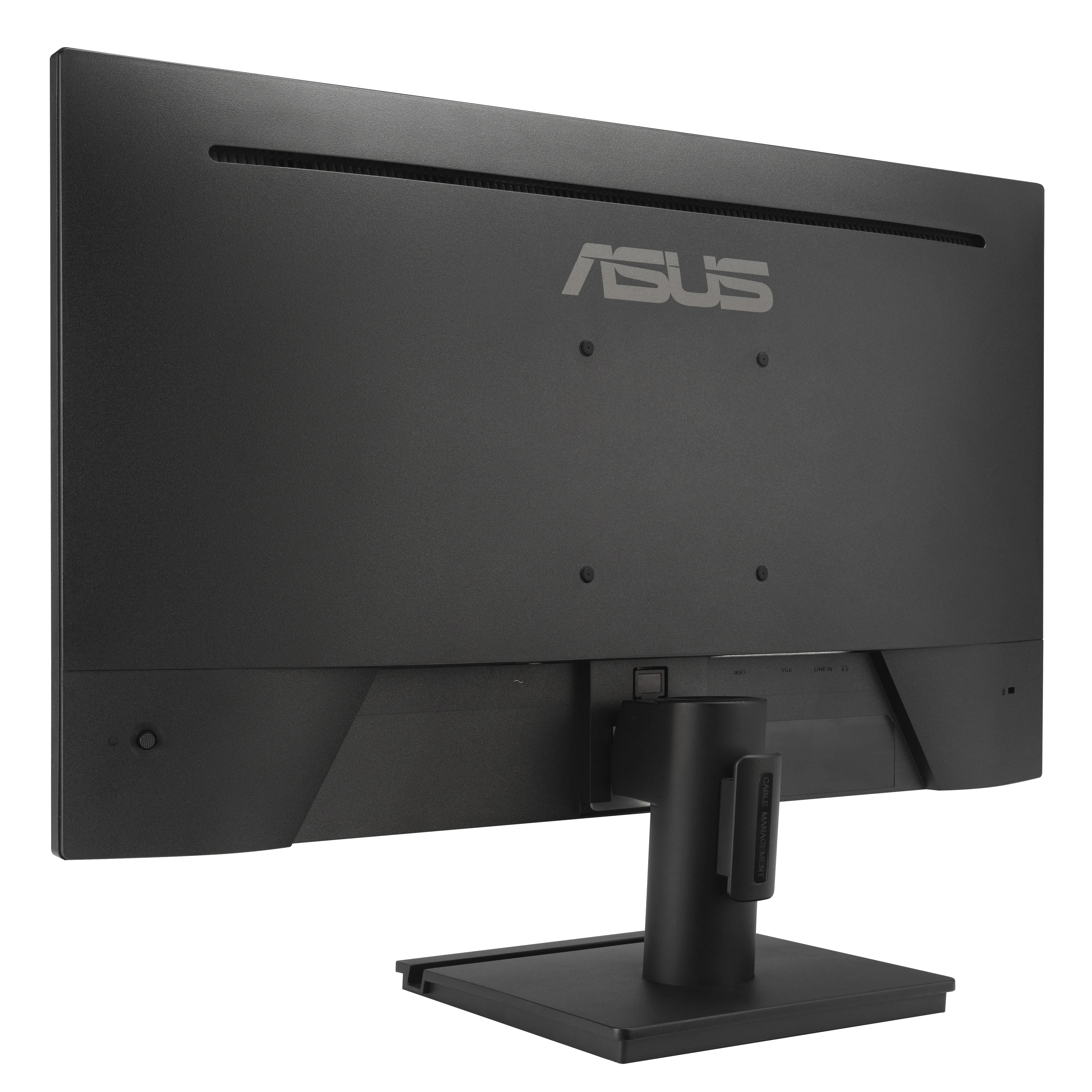 ASUS VA259HGA monitor gaming 24.5 pulgadas vista posterior en ángulo