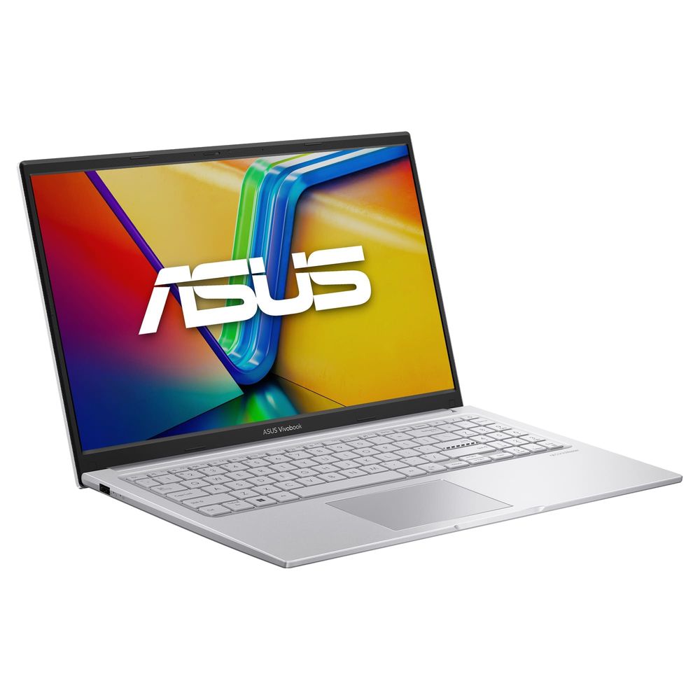 ASUS Vivobook 15 X1504VA-BQ4451W Cool Silver, vista frontal en tres cuartos