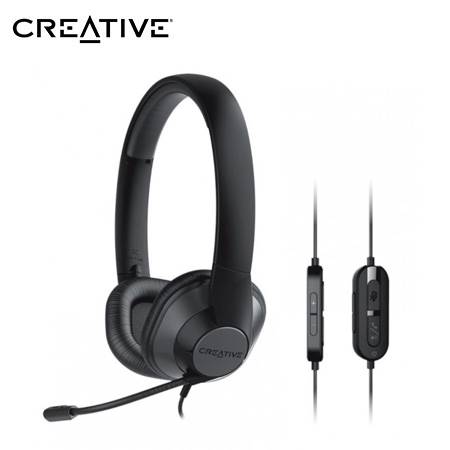 AUDIFONO C/MICROF. CREATIVE HS-720 V2 USB NOISE-CANCELLING BLACK - SMART BUSINESS