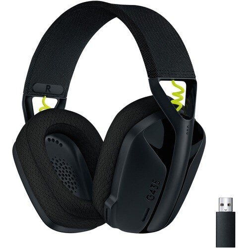 AURICULAR INALAMBRICO LOGITECH LIGHTSPEED G435 GAMING, CON MICROFONO, CONTROL DE VOLUMEN, ALMOHADILLAS SUAVES, COLOR BLACK / YELLOW (981 - 001049) 981-001049 - SMART BUSINESS