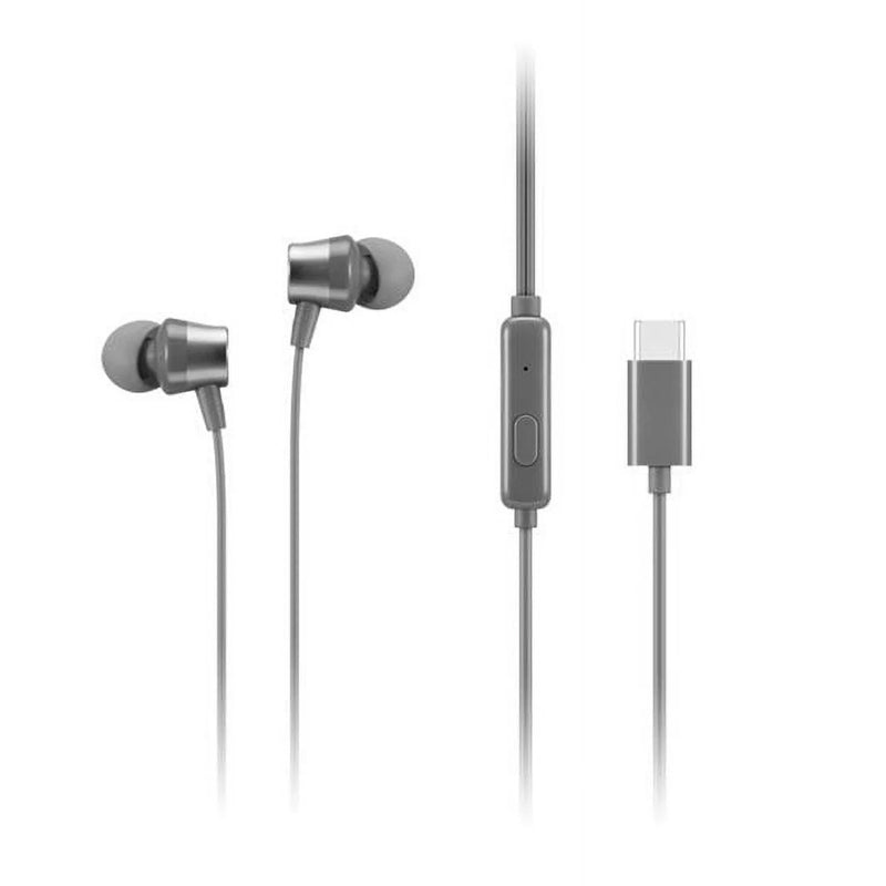 Auriculares de tapon (In-Ear) con microfono Lenovo, Interfaz USB-C, Tipo alambrico. - SMART BUSINESS