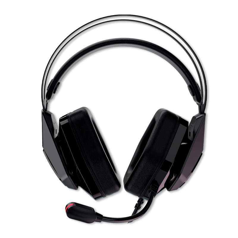 AURICULARES GAMER CON CABLE ESTÉREO CIRCUMAURALES MICRÓFONO INTEGRADO CANCELACIÓN DE RUIDO DISEÑO CÓMODO Y RESISTENTE AGH-7550K7RV - SMART BUSINESS