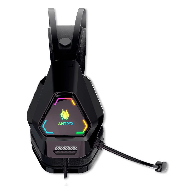 AURICULARES GAMER CON CABLE ESTÉREO CIRCUMAURALES MICRÓFONO INTEGRADO CANCELACIÓN DE RUIDO DISEÑO CÓMODO Y RESISTENTE AGH-7550K7RV - SMART BUSINESS