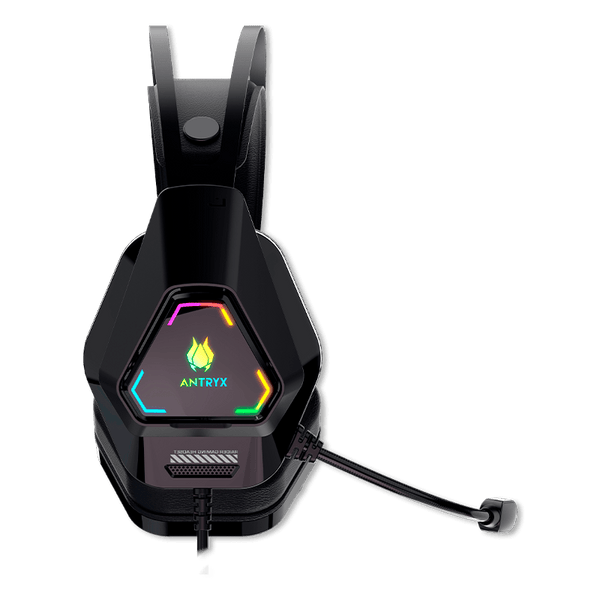 AURICULARES GAMER CON CABLE ESTÉREO CIRCUMAURALES MICRÓFONO INTEGRADO CANCELACIÓN DE RUIDO DISEÑO CÓMODO Y RESISTENTE AGH-7550K7RV - SMART BUSINESS