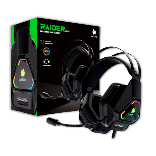 AURICULARES GAMER CON CABLE ESTÉREO CIRCUMAURALES MICRÓFONO INTEGRADO CANCELACIÓN DE RUIDO DISEÑO CÓMODO Y RESISTENTE AGH-7550K7RV - SMART BUSINESS
