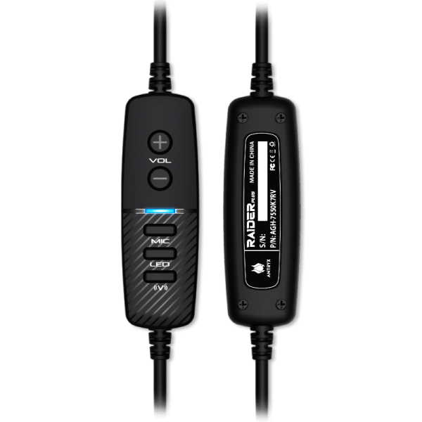 AURICULARES GAMER CON CABLE ESTÉREO CIRCUMAURALES MICRÓFONO INTEGRADO CANCELACIÓN DE RUIDO DISEÑO CÓMODO Y RESISTENTE AGH-7550K7RV - SMART BUSINESS