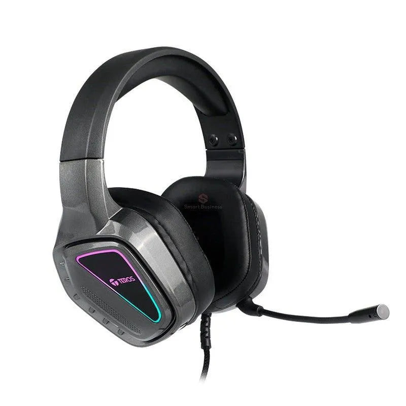 Auriculares Gaming Teros Te-8171N Estéreo, Micrófono, Luces Rgb - SMART BUSINESS