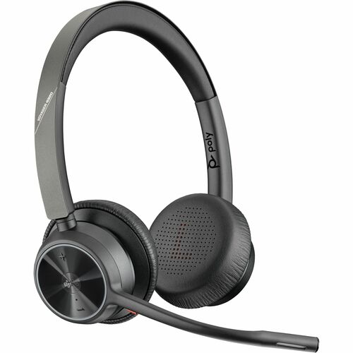 AURICULARES POLY VOYAGER 4300 UC 4320 BLUETOOTH INALÁMBRICO Y CON CABLE CANCELACIÓN DE RUIDO MICROFONO CERTIFICACIÓN TEAMS 77Y98AA - SMART BUSINESS