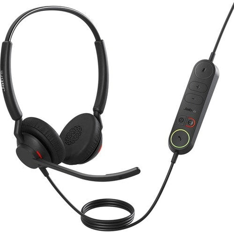 AURICULARES PROFESIONALES JABRA ENGAGE 40 CON CABLE USB - A, SONIDO ESTÉREO, MICRÓFONOS DUALES Y CANCELACIÓN DE RUIDO – NEGRO 4099-419-279 - SMART BUSINESS