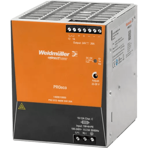 Fuente de alimentación AXIS PS24 DIN 480W 24V 01677-001