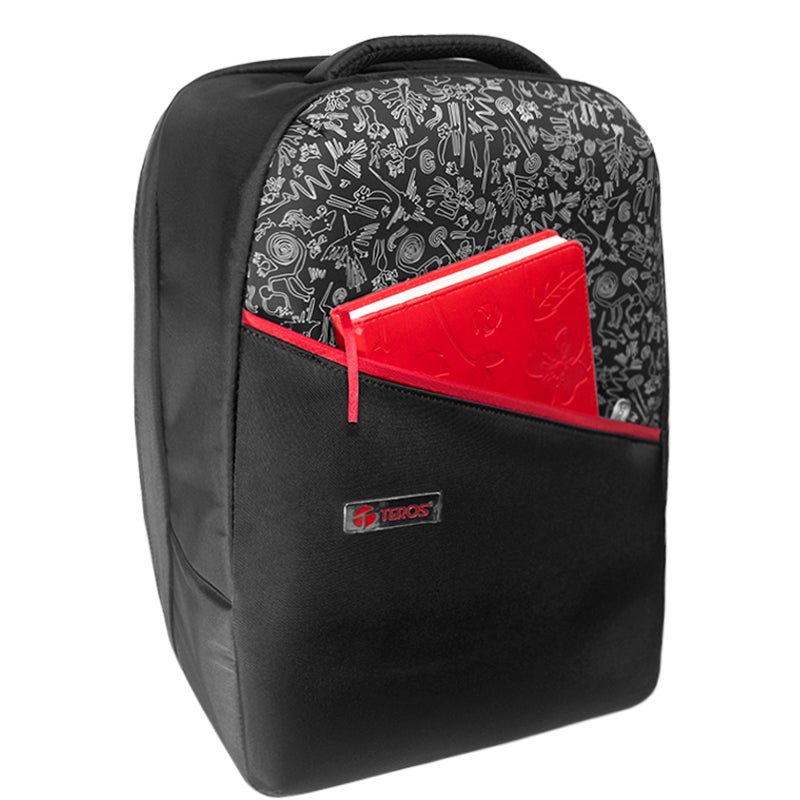 BACKPACK TEROS RED AND BLACK P/N: TE - ACS9024 TE-ACS9024 - SMART BUSINESS