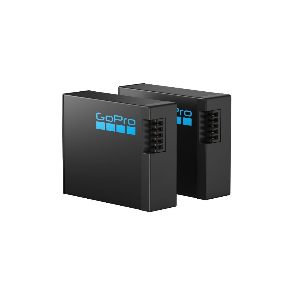 BATERÍAS GOPRO ENDURO 1900MAH PARA HERO13 BLACK (2 - PACK) – MAYOR DURACIÓN, RENDIMIENTO SUPERIOR EN FRÍO, HASTA 2.5 HORAS DE GRABACIÓN CONTINUA AEBAT-201 - SMART BUSINESS