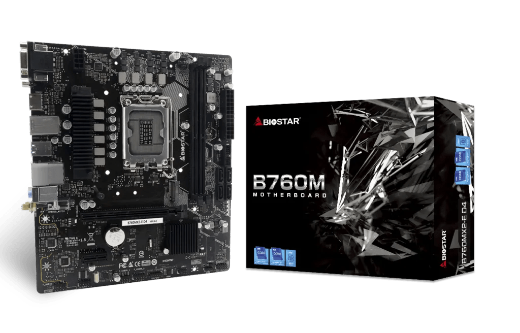 Placa Base Biostar B760MX2-E D4 - SMART BUSINESS