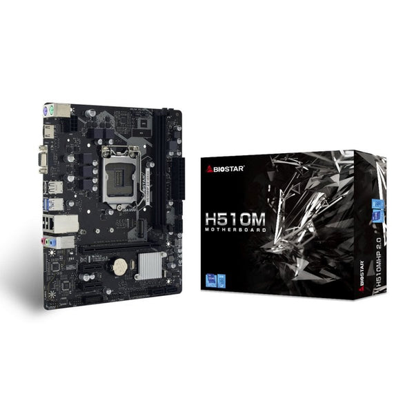 Placa Base Biostar H510MHP 2.0 Micro-ATX, S-1200, Chipset Intel H510, HDMI, Soporte hasta 64GB DDR4 para Procesadores Intel - SMART BUSINESS