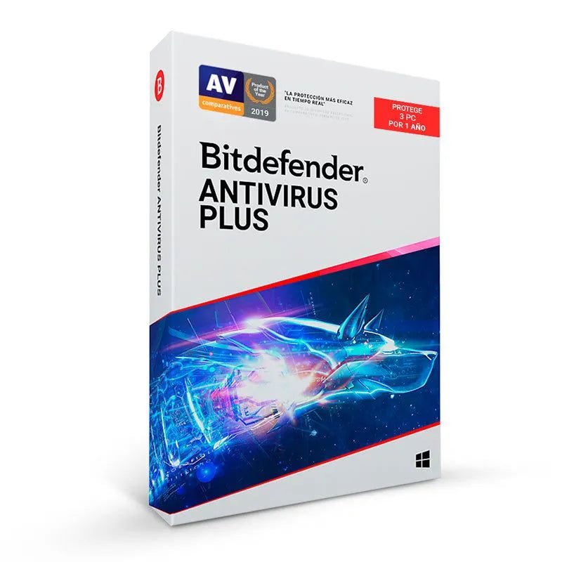 Antivirus Bitdefender Antivirus Plus, Licencia Para 3 Pcs, Por 12 Meses + 3 Gratis. - SMART BUSINESS