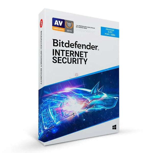 Software Bitdefender Internet Security, Licencia Para 3 Pcs, 12 Meses + 3 Gratis. - SMART BUSINESS