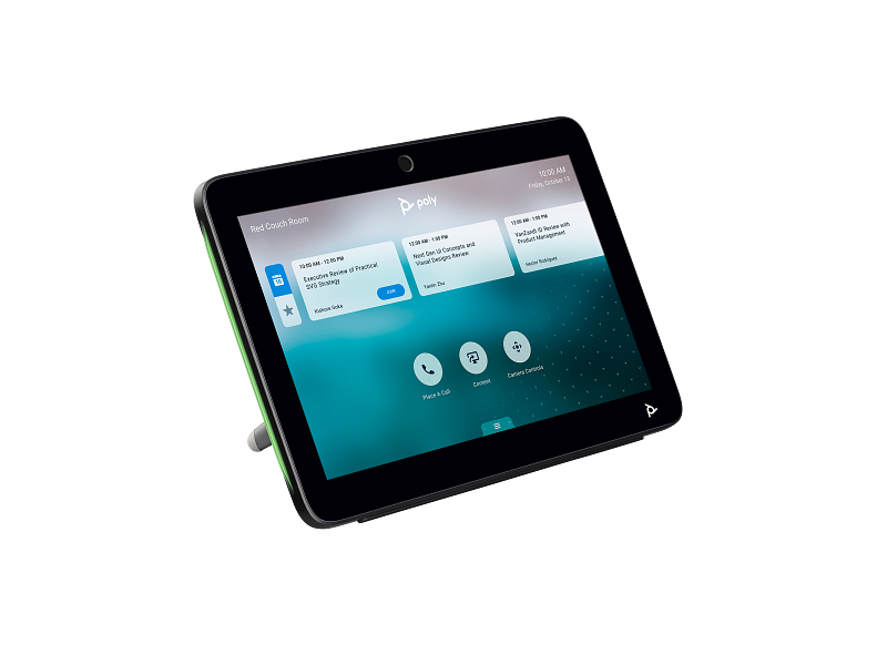 CONTROL TÁCTIL POLY TC10 NEGRO CON POLY+ DE 1 AÑO (875K3AA)