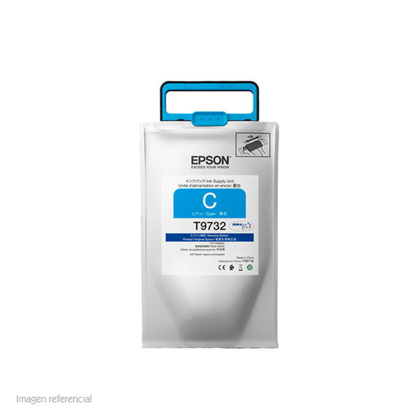 BOLSA DE TINTA EPSON DURABRITE PRO T973220, COLOR CYAN. - SMART BUSINESS