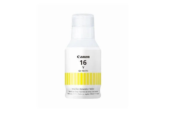 BOTELLA DE TINTA CANON GI-16 / COLOR AMARILLA / 132ML - SMART BUSINESS