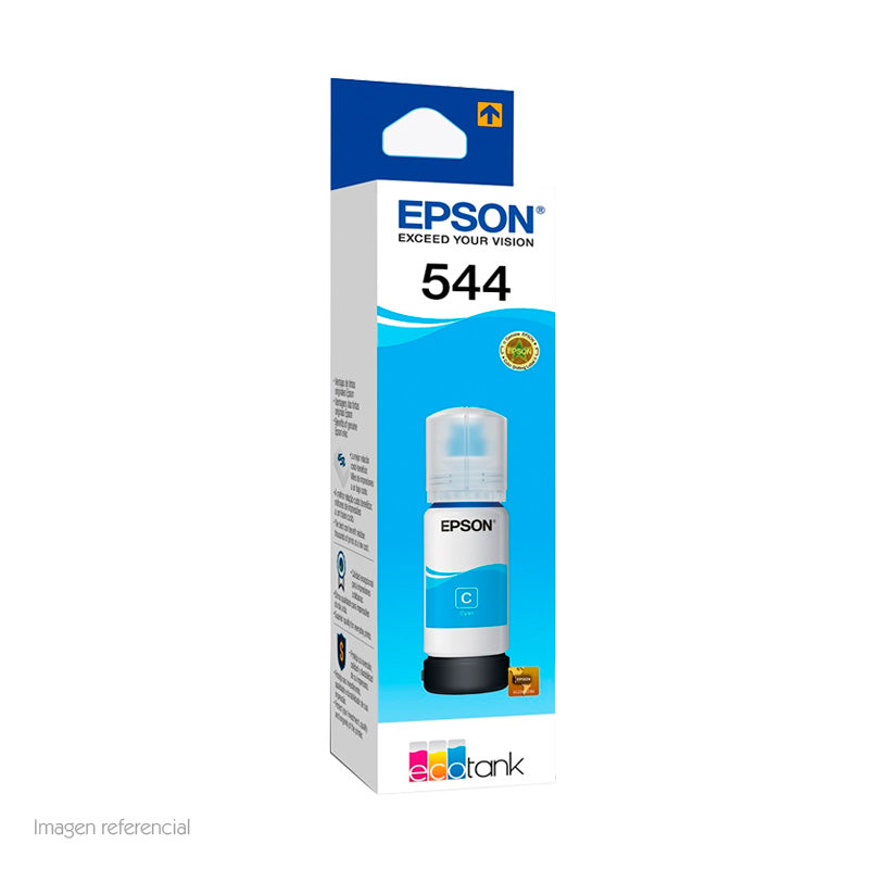 BOTELLA DE TINTA EPSON T544220, COLOR CIAN, 65ML. - SMART BUSINESS