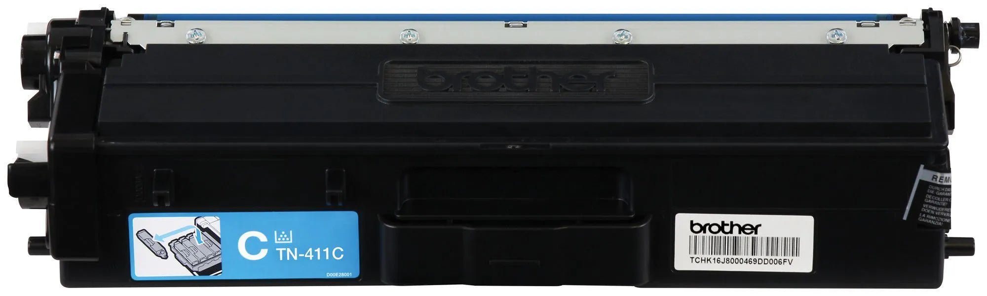 BROTHER CARTUCHO DE TÓNER BROTHER TN-411C LÁSER - AZUL CIÁNICO - ORIGINAL - 1 - LÁSER - 1800 PÁGINAS - 1 PAQUETE(S) - SMART BUSINESS