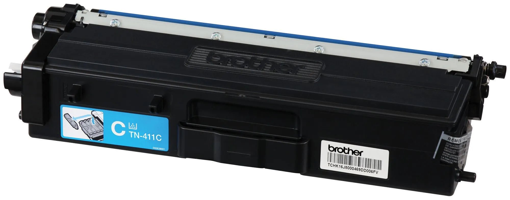 BROTHER CARTUCHO DE TÓNER BROTHER TN-411C LÁSER - AZUL CIÁNICO - ORIGINAL - 1 - LÁSER - 1800 PÁGINAS - 1 PAQUETE(S) - SMART BUSINESS