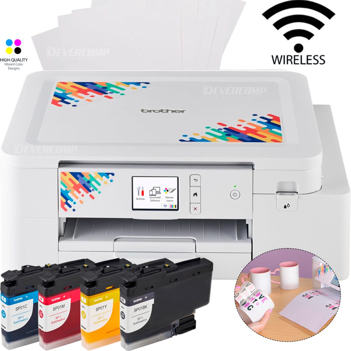 Brother Impresora De Sublimación De Tinte Brother Sp - 1 - Color - Color de Brother | first_variant_option_1 — Envío inmediato