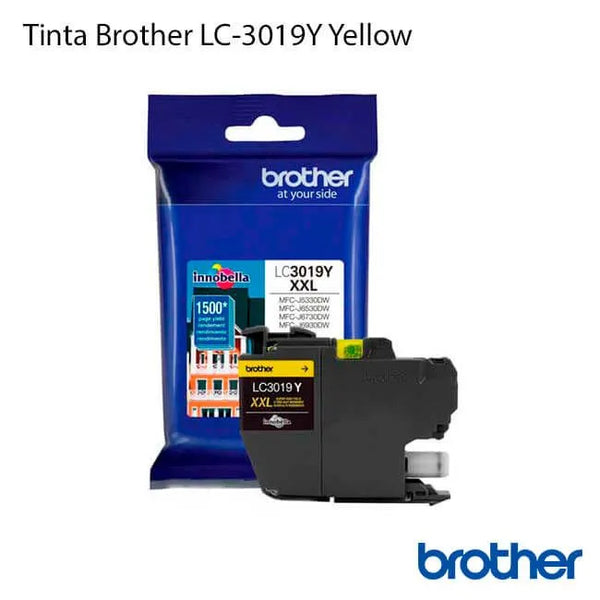 Brother Cartucho de Super Alto Rendimiento LC-3019Y Amarillo, 1500 Páginas - SMART BUSINESS