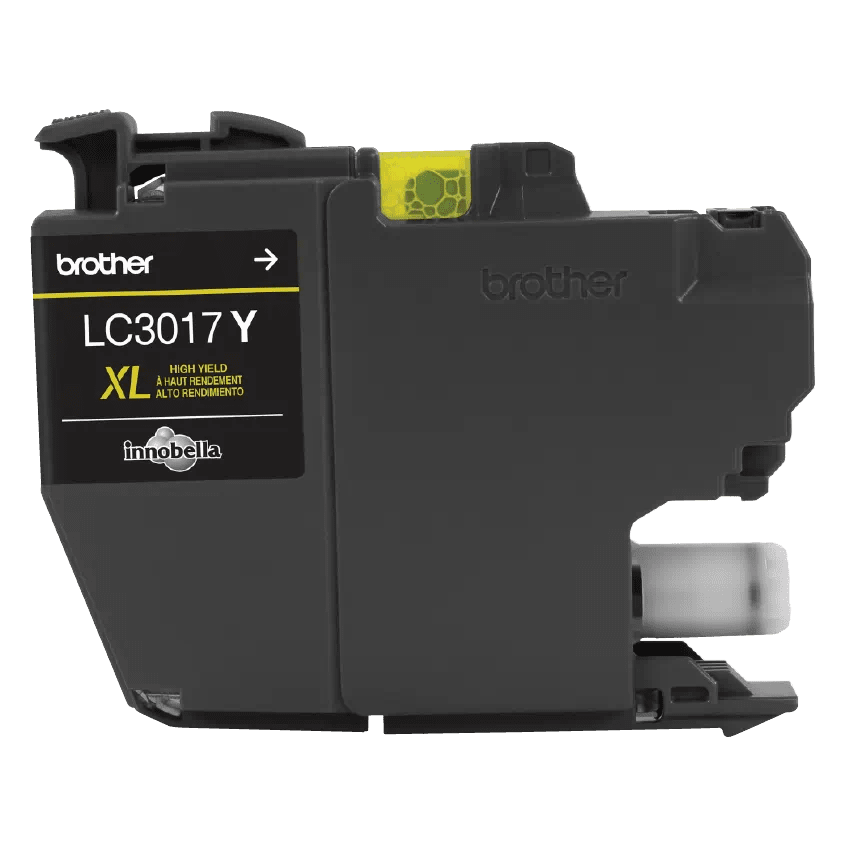 Cartucho de tinta Brother LC3017Y amarillo vista frontal
