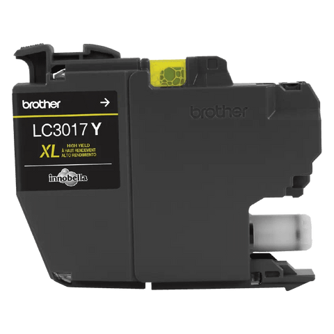 Cartucho de tinta Brother LC3017Y amarillo vista frontal